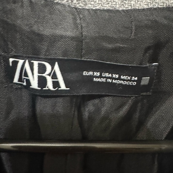 Zara Gray Oversized Kaban Jacket Size XS - Picture 4 of 4